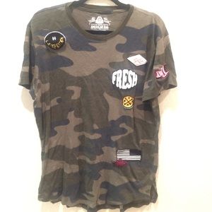American Rag Camouflage Tee Large